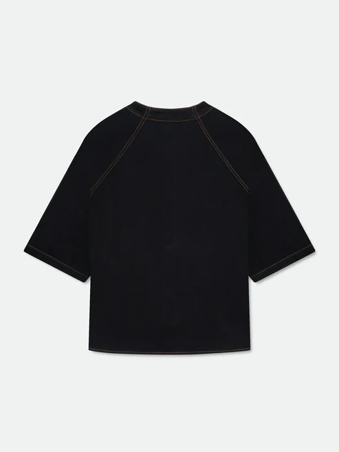 RHUDE BASEBALL DENIM SHIRT