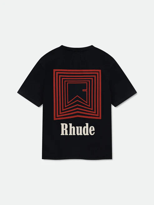 RHUDE CHEVRON LOGO REPEAT TEE