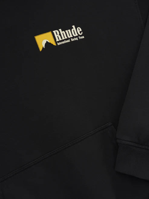 RHUDE INTERNATIONAL RACING LOGO HOODIE