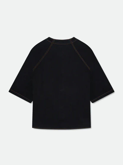 RHUDE BASEBALL DENIM SHIRT