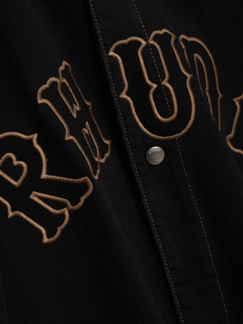 RHUDE BASEBALL DENIM SHIRT