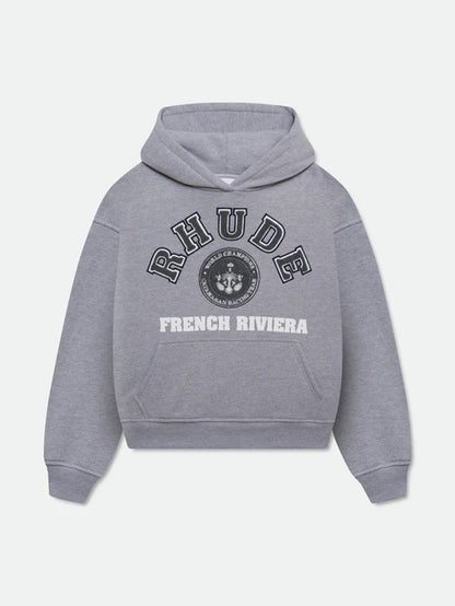 RHUDE FRENCH RIVIERA PATCH HOODIE