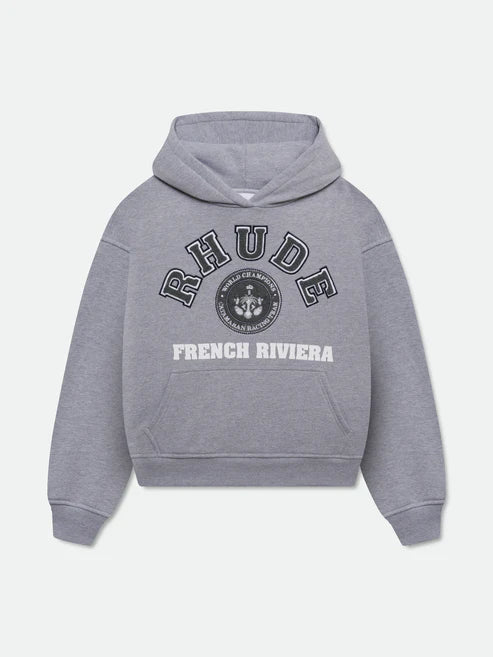 RHUDE FRENCH RIVIERA PATCH HOODIE