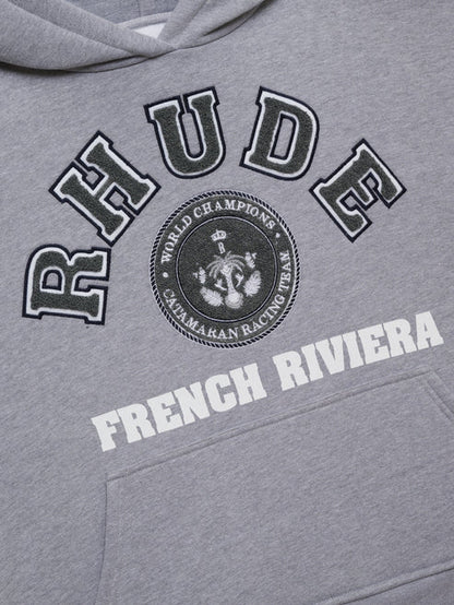 RHUDE FRENCH RIVIERA PATCH HOODIE