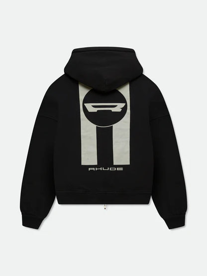 RHUDE CAMPIONE FULL-ZIP HOODIE