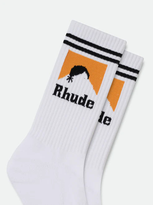RHUDE STRIPED MOONLIGHT SOCK