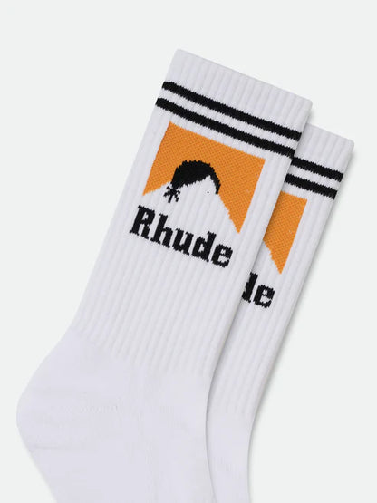 RHUDE STRIPED MOONLIGHT SOCK