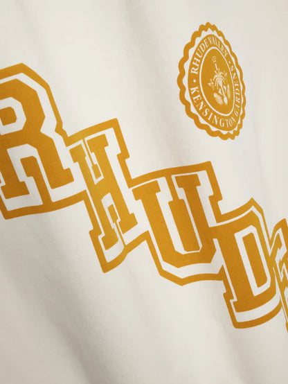 RHUDE COLLEGIATE CREST TEE