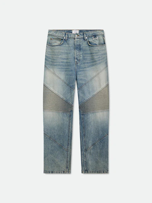 RHUDE MOTO WIDE LEG DENIM