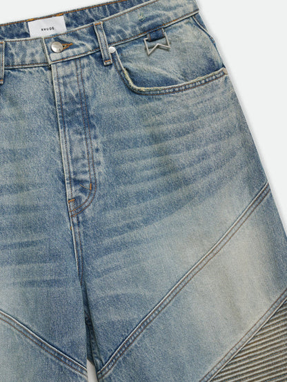 RHUDE MOTO WIDE LEG DENIM