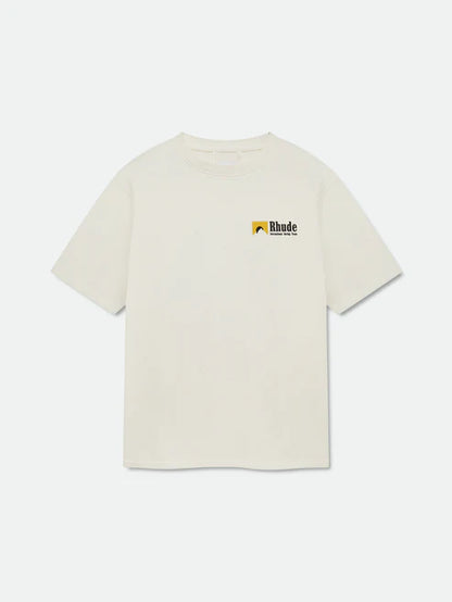 RHUDE INTERNATIONAL RACING LOGO TEE
