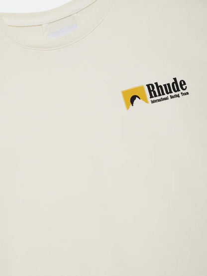 RHUDE INTERNATIONAL RACING LOGO TEE