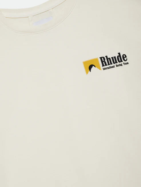 RHUDE INTERNATIONAL RACING LOGO TEE