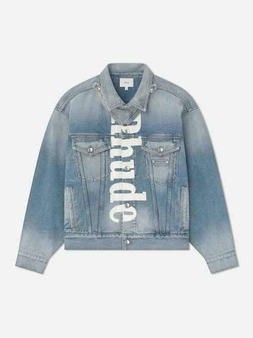 "PACK" DENIM TRUCKER JACKET