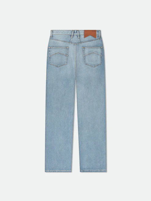 "PACK" LOGO WIDE LEG DENIM