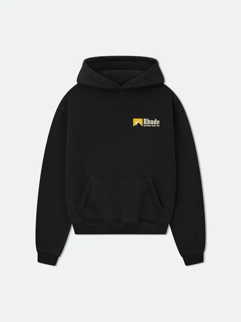 RHUDE INTERNATIONAL RACING LOGO HOODIE