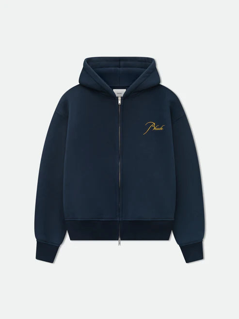 RHUDE FULL ZIP HOODIE