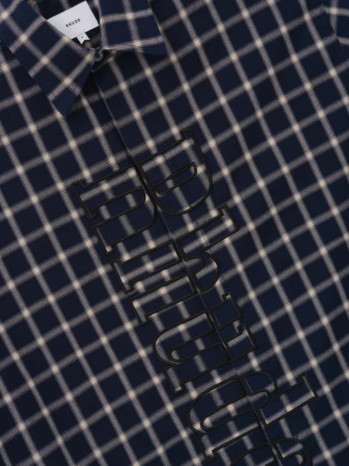 RHUDE VERT LOGO SHIRT