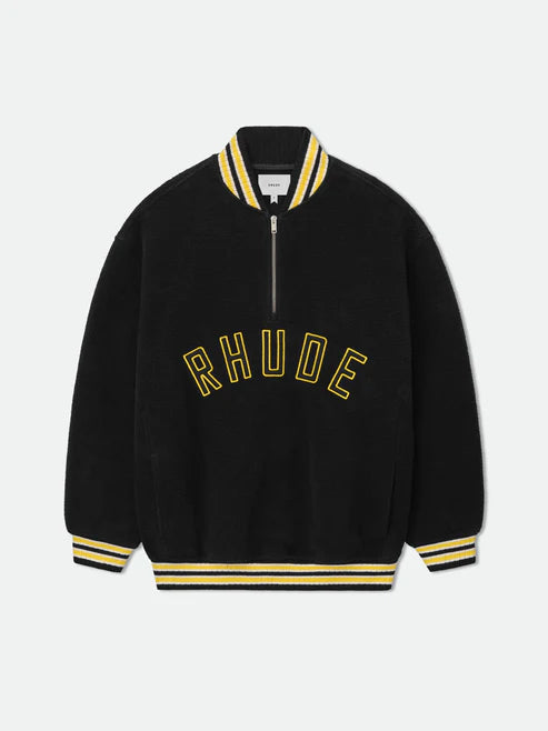 RHUDE QUARTER-ZIP VARSITY