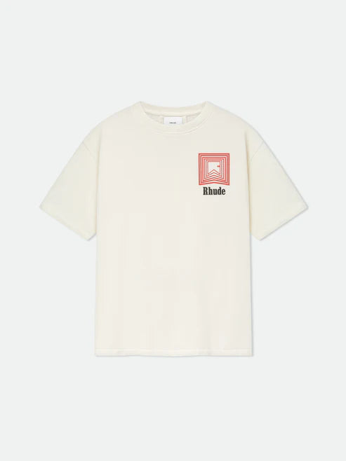 RHUDE CHEVRON LOGO REPEAT TEE