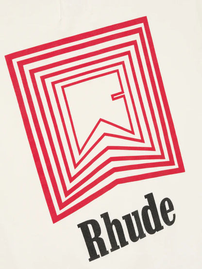 RHUDE CHEVRON LOGO REPEAT TEE