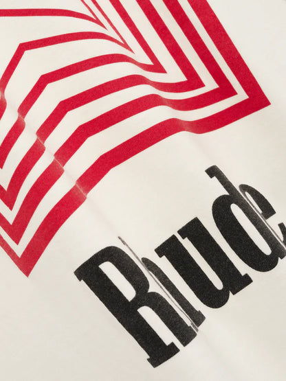 RHUDE CHEVRON LOGO REPEAT TEE