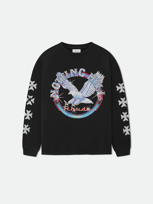 RHUDE NOTTING HILL EAGLE LS TEE