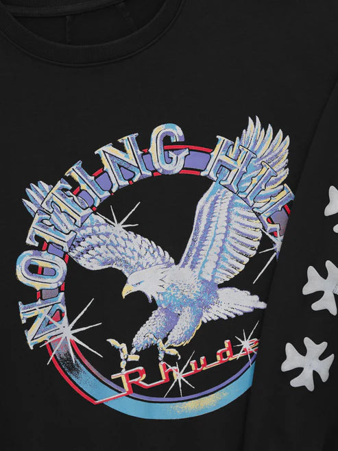 RHUDE NOTTING HILL EAGLE LS TEE