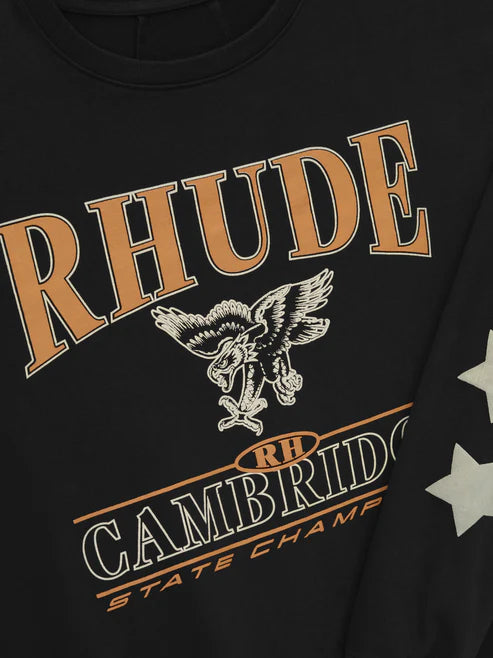 RHUDE CAMBRIDGE STATE CHAMPS LS TEE