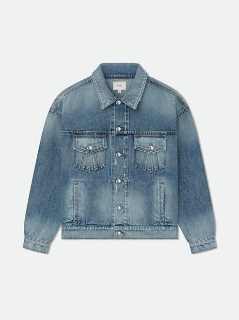 RHUDE DROPNECK DENIM TRUCKER JACKET