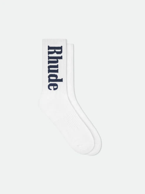 RHUDE VERTICAL LOGO SOCKS