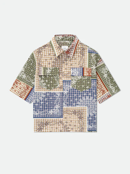 BANDANA BOXY WORK SHIRT