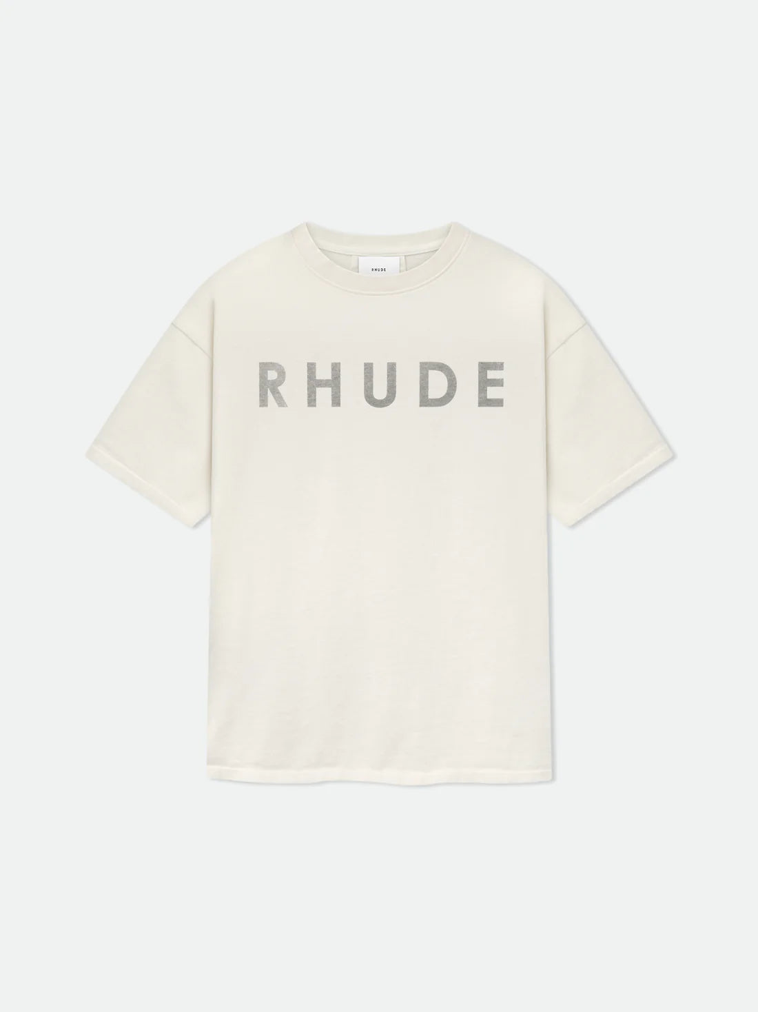 RHUDE DISTRESSED LOGO TEE