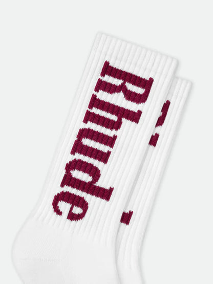 RHUDE VERTICAL LOGO SOCKS