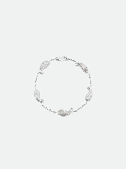 TEARS OF JOY BRACELET — SILVER/MOTHER OF PEARL